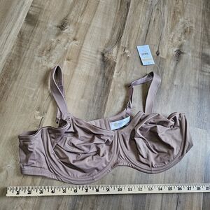 Delimira Underwire Bra in Purple Brown NWT